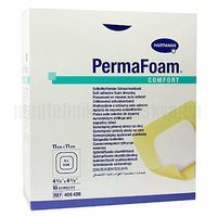 Самоклеящиеся губчатые повязки PERMAFOAM Comfort (11x11 см)