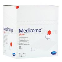 Нетканые салфетки Medicomp Drain 10x10 см