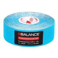 Кинезио тейп BBTape 2,5см*5м, голубой