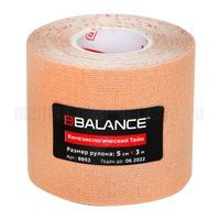 Кинезио тейп BBTape 5см*3м, бежевый