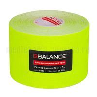 Флуоресцентный кинезио тейп BBTape FL 5см*5м, лайм