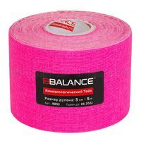 Флуоресцентный кинезио тейп BBTape FL 5см*5м, розовый