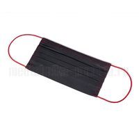 Маска гигиеническая многоразовая (черная с красным)