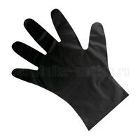 Перчатки Aviora, эластомерные, черные, 50 пар L