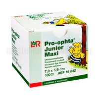Пластырь для глаз (окклюдер) Про-Офта Джуниор Maxi 7х5,9 см 100 шт.