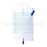 Мочеприемник Vogt Medical, 1 л, прямой слив, с прикроватным креплением