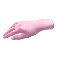 Нитриловые перчатки Benovy, розовые, 50 пар S