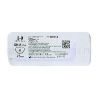 Викрил фиолетовый M2 (3/0) 75 см игла колющая SH-2 Plus, арт. W9114