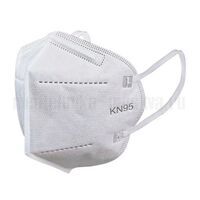 Защитная маска KN95 FFP2, без клапана выдоха, белая