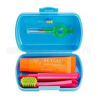 Дорожный набор Curaprox BE YOU, в голубом боксе