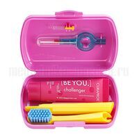 Дорожный набор Curaprox BE YOU, в розовом боксе