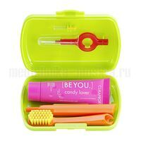Дорожный набор Curaprox BE YOU, в салатовом боксеОсобенности дорожного набора Curaprox BE YOU