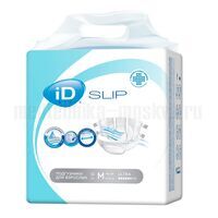 Подгузники для взрослых ID Slip Basic, размер М, 10 шт.