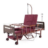 Кровать медицинская функциональная Med-Mos электрическая YG-2 спинки ЛДСП с туалетным устройством и функцией «кардиокресло»