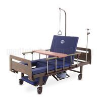 Кровать медицинская функциональная Med-Mos механическая YG-6 спинки ЛДСП с туалетным устройством и функцией «кардиокресло»