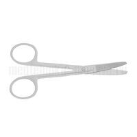 Н-71 Ножницы тупоконечные, вертикально-изогнутые, 140 мм