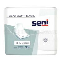Пеленки впитывающие одноразовые Seni Soft Basic 90х60 см, 30 шт