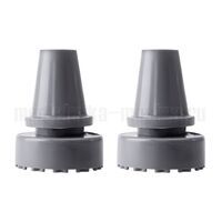 Широкий наконечник для тростей и костылей 19 мм, серый