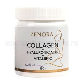 Коллаген Zenora с витамином С и гиалуроновой кислотой «Ягодный микс»