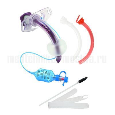 Фенестрированная трахеостомическая трубка Portex Blue Line Ultra 7 мм, с манжетой (комплект)