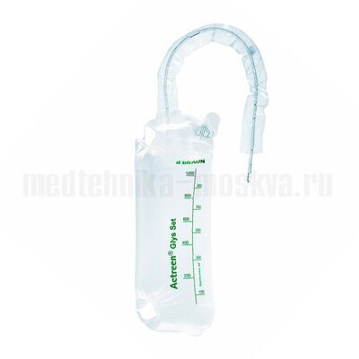 Катетер Нелатона B.Braun Actreen Glys Set с мочеприемником, мужской, 30 шт