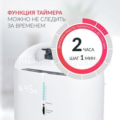 Длительность процедуры можно задать с помощью таймера