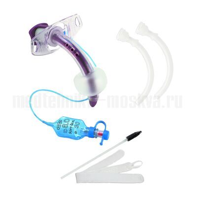 Трахеостомическая трубка Portex Blue Line Ultra фенестрированная с манжетой Soft-Seal