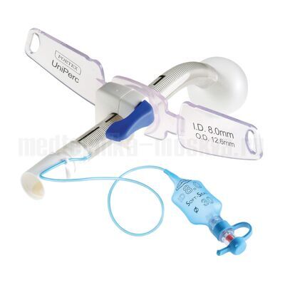 Трахеостомическая трубка Portex UniPerc с регулируемым фланцем, внутренней канюлей и манжетой Soft-Seal