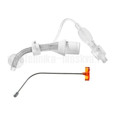 Трахеостомическая трубка для новорожденных TRACOE Silcosoft Neo PL силиконовая, армир., длин., с манжетой H₂O