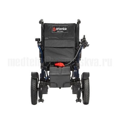 Инвалидная коляска с электроприводом Ortonica Pulse 120 вид сзади