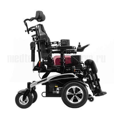 Инвалидная коляска с электроприводом Ortonica Pulse 360 вид сбоку