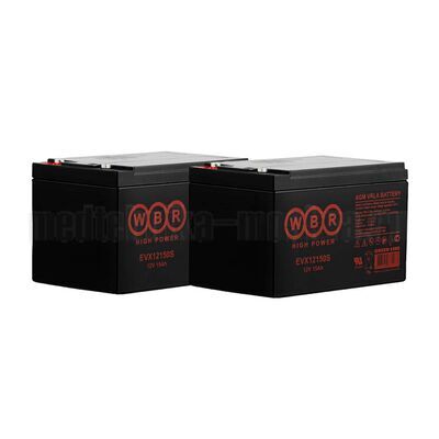 Аккумулятор WBR EVX12150S (12v 15Ah) для колясок Pulse 110 модели 2026 года