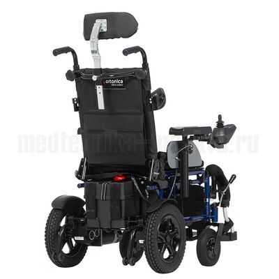 Инвалидная коляска с электроприводом Ortonica Pulse 190 вид сбоку