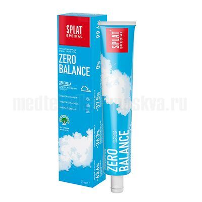 Зубная паста Splat Special ZERO BALANCE/ ЗЕРО БАЛАНС (75 мл)