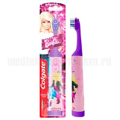 Детская электрическая зубная щетка Colgate Barbie