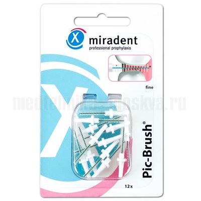 Miradent Pic-Brush запасные ершики (6 шт.) белые