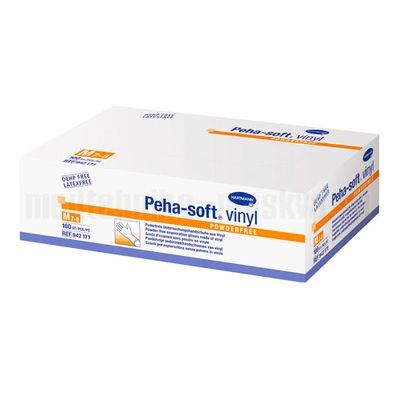 Перчатки виниловые неопудренные Peha-Soft Vinyl