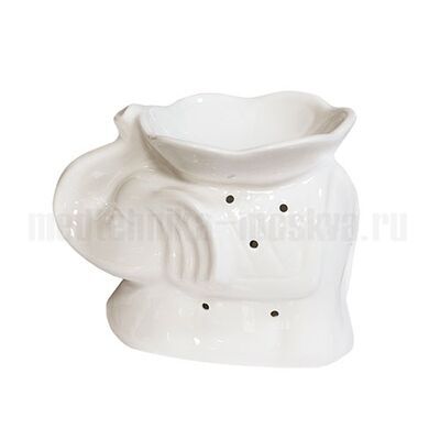 Электрическая фарфоровая аромалампа с диммером Слон