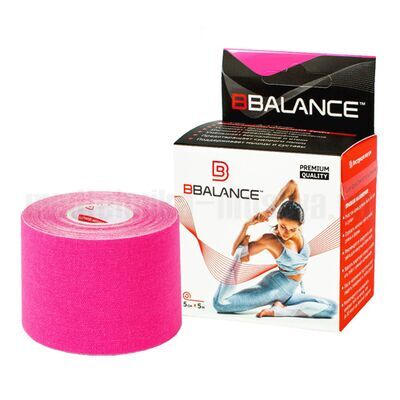Кинезио тейп BBTape 5смx5м розовый