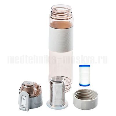 Бутылка-генератор водородной воды Sonaki Hydrogen Water Bottle HWP-150G, серая, 650 мл