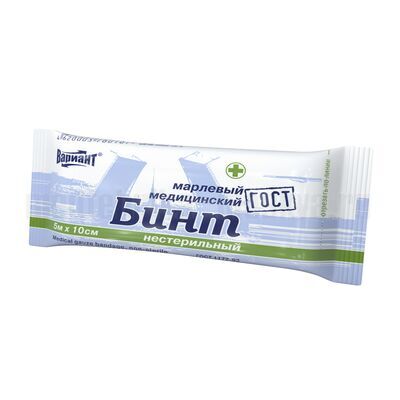 Бинт марлевый Вариант нестерильный 5мх10см