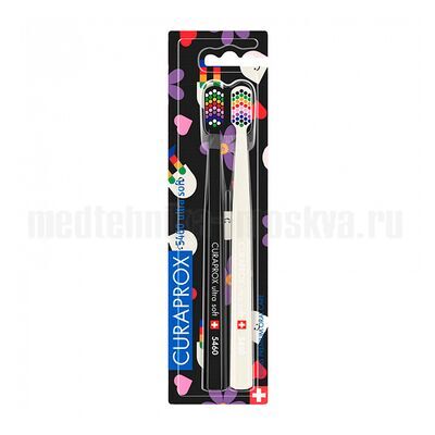 Набор зубных щеток Curaprox CS5460/2 Duo Happy Lil Teeth ultrasoft