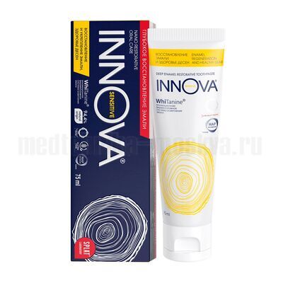 Зубная паста INNOVA Восстановление эмали и здоровье десен 75 мл