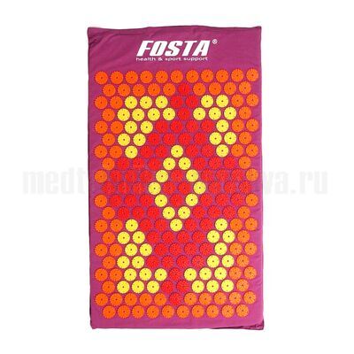 Коврик массажный акупунктурный Fosta F 0102 цветной (фиолетовый)
