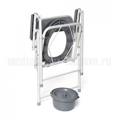 Кресло-туалет Barry WC600w складное, в сложенном виде