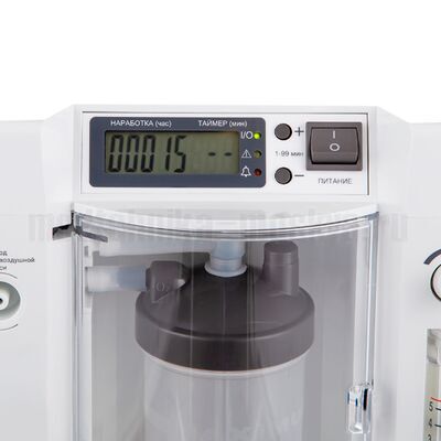 Концентратор кислорода Армед 7F-5C оснащен ЖК-дисплеем