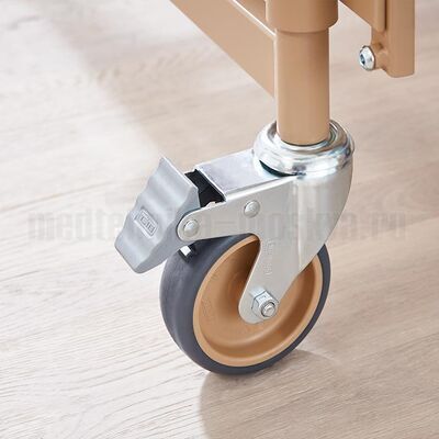 Кровать функциональная Burmeier Dali Standard электрическая c декоративными панелями, колесо