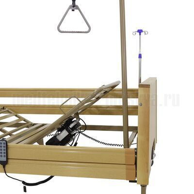 Кровать медицинская функциональная Med-Mos электрическая YG-1 со стальным ложем шириной 120 см, положение секции