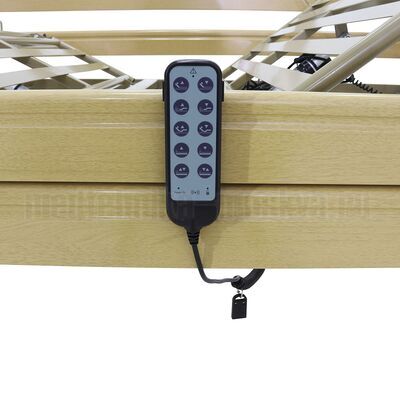 Кровать медицинская функциональная Med-Mos электрическая YG-1 со стальным ложем шириной 120 см, пульт