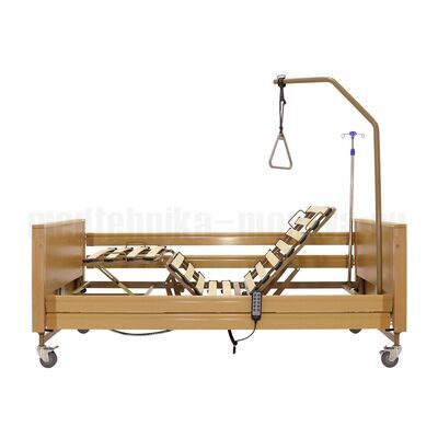 Кровать медицинская функциональная Med-Mos электрическая YG-1 с деревянным ложем